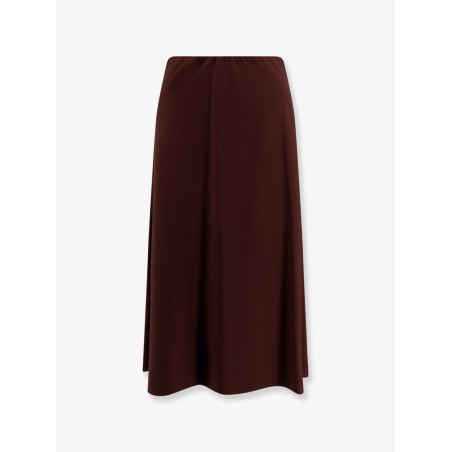 Virgin wool and viscose skirt