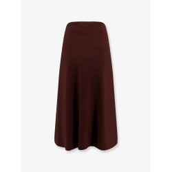 Virgin wool and viscose skirt