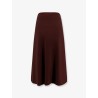 Virgin wool and viscose skirt