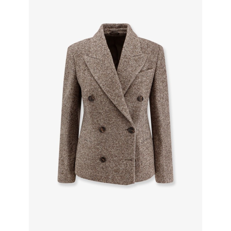 Virgin wool and silk coat