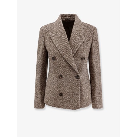 Virgin wool and silk coat