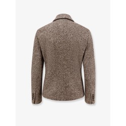 Virgin wool and silk coat