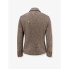 Virgin wool and silk coat