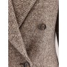 Virgin wool and silk coat