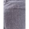 Herringbone wool and cashmere trousers