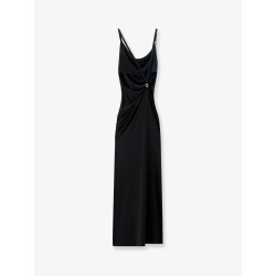 Stretch fabric long dress