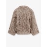 Wool and cashmere cardigan with sequins