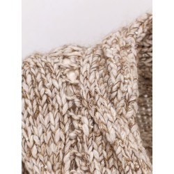 Wool and cashmere cardigan with sequins