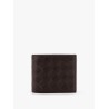 Leather wallet with Intrecciato motif