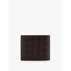 Leather wallet with Intrecciato motif