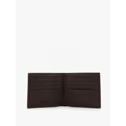 Leather wallet with Intrecciato motif