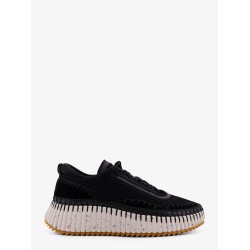 Nama low-top mesh sneakers with suede inserts