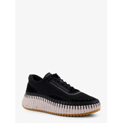 Nama low-top mesh sneakers with suede inserts