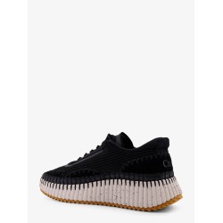 Nama low-top mesh sneakers with suede inserts