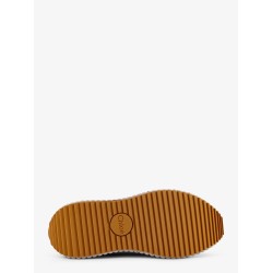 Nama low-top mesh sneakers with suede inserts