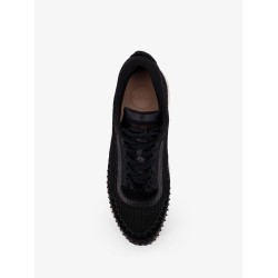 Nama low-top mesh sneakers with suede inserts