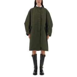 OVERSIZED PARKA WITH LOGO PRINT