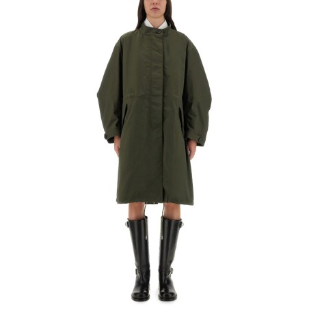 OVERSIZED PARKA WITH LOGO PRINT