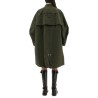 OVERSIZED PARKA WITH LOGO PRINT