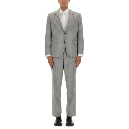 SLIM FIT SUIT WITH STRIPED PATTERN