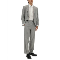 SLIM FIT SUIT WITH STRIPED PATTERN