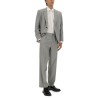 SLIM FIT SUIT WITH STRIPED PATTERN