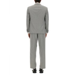 SLIM FIT SUIT WITH STRIPED PATTERN