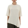 ASYMMETRICAL "VICHY" T-SHIRT