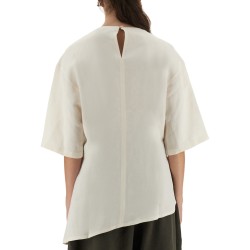 ASYMMETRICAL "VICHY" T-SHIRT