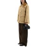 CAMEL TWILL MIDI JACKET