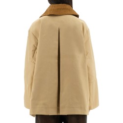 CAMEL TWILL MIDI JACKET
