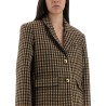 CHECKED WOOL BLAZER