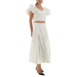 COTTON TOP WITH PUFF SLEEVES