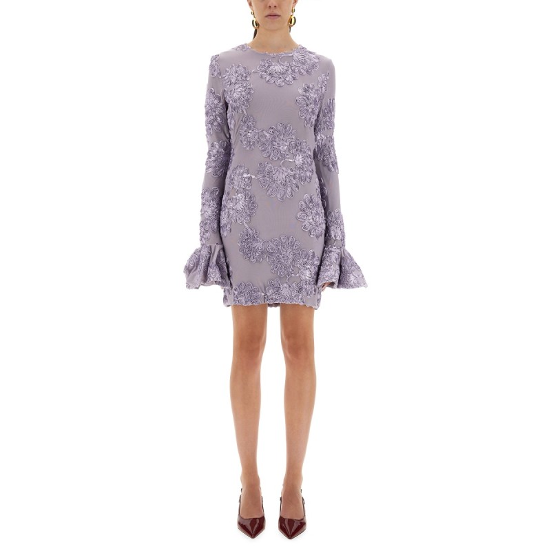 3D MESH MINI DRESS