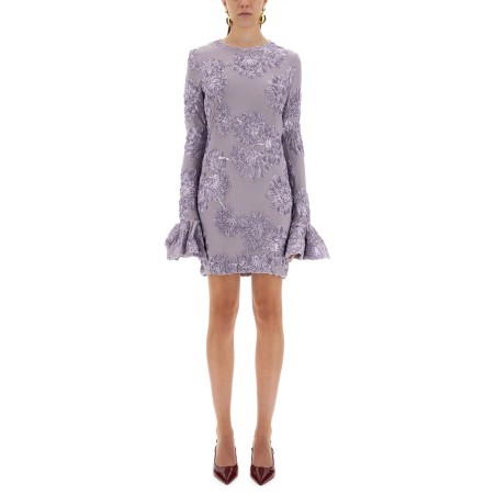 3D MESH MINI DRESS