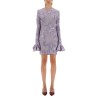 3D MESH MINI DRESS