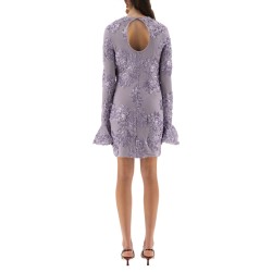 3D MESH MINI DRESS