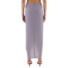 ASYMMETRICAL SKIRT WITH DICTATION