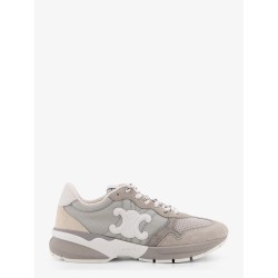 Trio Lace Up suede and mesh sneakers