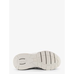 Trio Lace Up suede and mesh sneakers