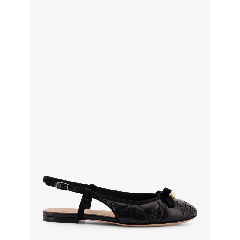Dior Ballet leather slingback ballerinas