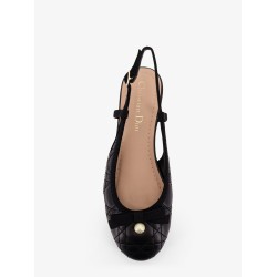 Dior Ballet leather slingback ballerinas