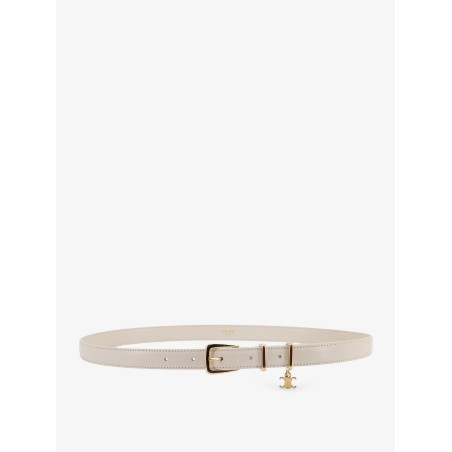 Leather belt with Triomphe detail