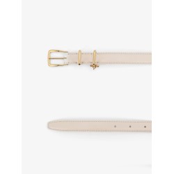 Leather belt with Triomphe detail