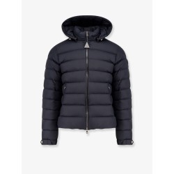 Arneb down jacket with ton-sur-ton logo patch