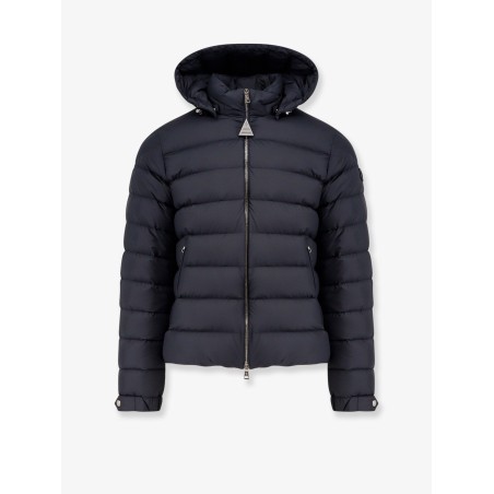 Arneb down jacket with ton-sur-ton logo patch