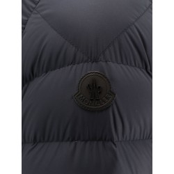 Arneb down jacket with ton-sur-ton logo patch