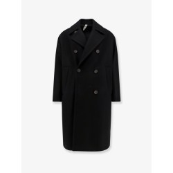 Tricase double-breasted wool blend coat