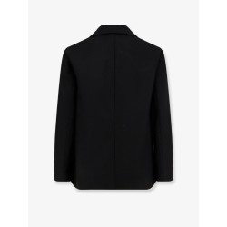 Trani double-breasted wool blend coat