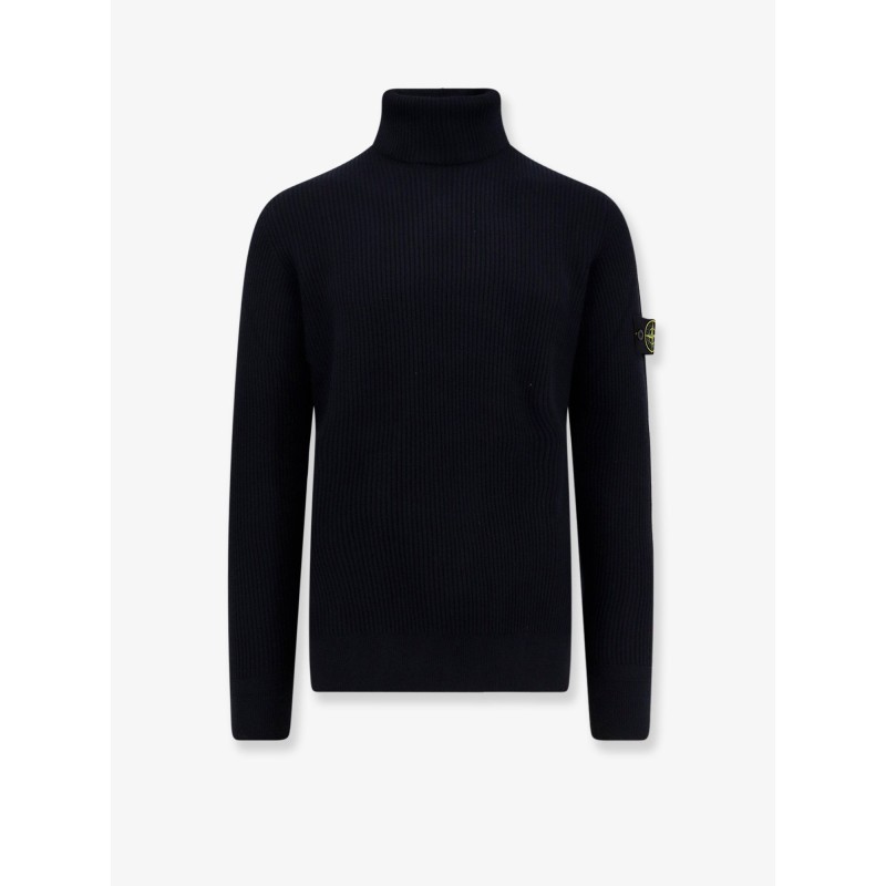 Turtleneck certified virgin wool sweater